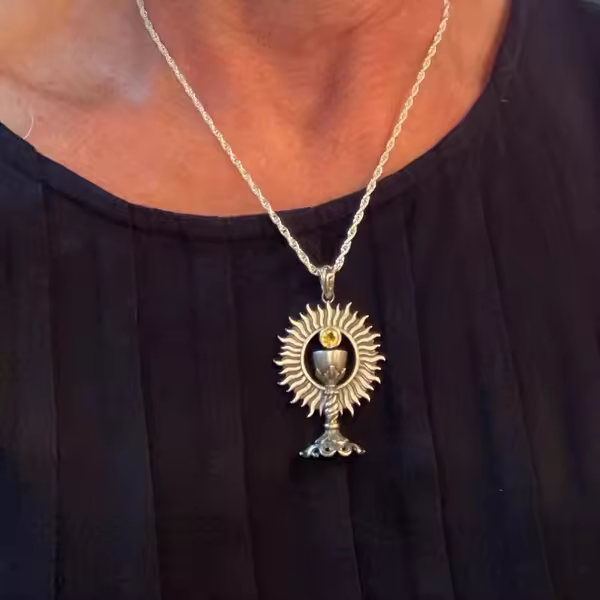 Finished piece for Catholic jewelry