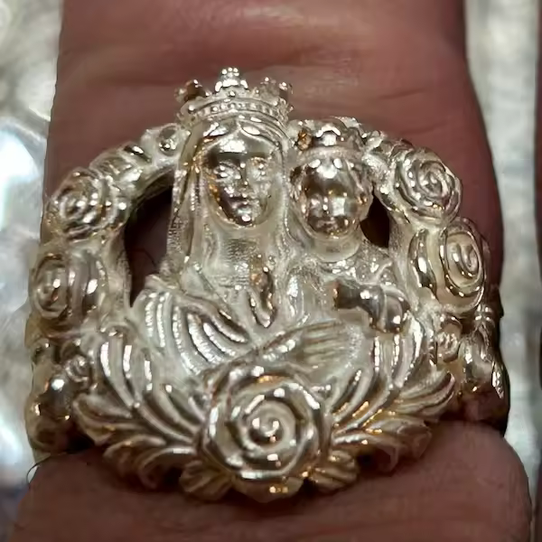 Finished piece for Catholic jewelry