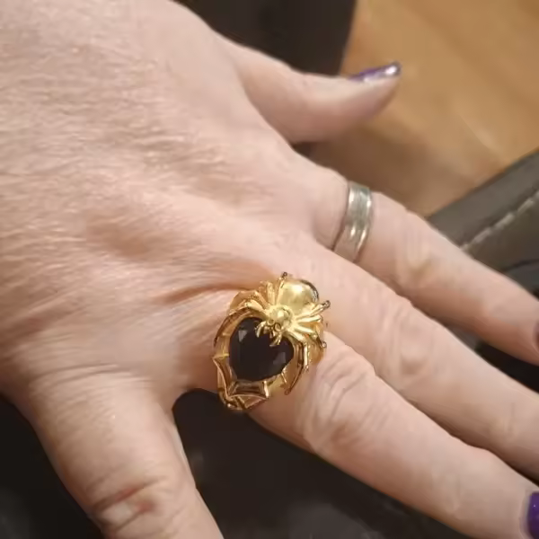 Finished piece for Spider ring